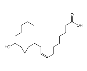 (E)-11-[2-(1-hydroxyhexyl)cyclopropyl]undec-8-enoic acid结构式