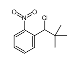 1-(1-chloro-2,2-dimethylpropyl)-2-nitrobenzene Structure