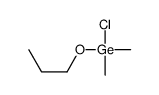 chloro-dimethyl-propoxygermane Structure
