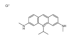 3-N,6-N-dimethyl-10-propan-2-ylacridin-10-ium-3,6-diamine,chloride Structure