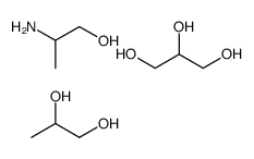 2-aminopropan-1-ol,propane-1,2-diol,propane-1,2,3-triol Structure