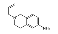 2-prop-2-enyl-3,4-dihydro-1H-isoquinolin-6-amine结构式