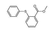 2-phenylsulfanyl-benzoic acid methyl ester结构式
