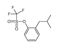 [2-(2-methylpropyl)phenyl] trifluoromethanesulfonate Structure