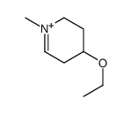 4-ethoxy-1-methyl-2,3,4,5-tetrahydropyridin-1-ium Structure