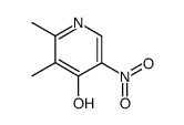 2,3-dimethyl-4-hydroxy-5-nitropyridine Structure