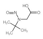 Aceticacid, 2-[(1,1-dimethylethyl)nitrosoamino]- Structure