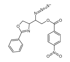 [2-azido-2-(2-phenyl-4,5-dihydro-1,3-oxazol-4-yl)ethyl] 4-nitrobenzoate Structure