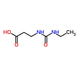 3-(ethylcarbamoylamino)propanoic acid structure
