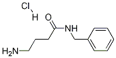 ButanaMide, 4-aMino-N-(phenylMethyl)-, Monohydrochloride结构式