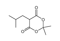 5-isobutyl-2,2-dimethyl-1,3-dioxane-4,6-dione结构式