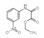 Acetic acid,2-[(3-nitrophenyl)amino]-2-oxo-, ethyl ester Structure