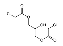 [3-(2-chloroacetyl)oxy-2-hydroxypropyl] 2-chloroacetate结构式