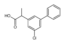 5-Chloro-alpha-methyl-3-biphenylacetic acid结构式