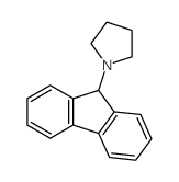 Pyrrolidine, 1-(9H-fluoren-9-yl)- Structure