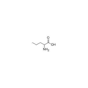 DL-正缬氨酸结构式