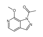 1-(7-methoxypyrazolo[3,4-c]pyridin-1-yl)ethanone结构式