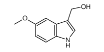 5-甲氧基-1H-吲哚-3-基-甲醇结构式