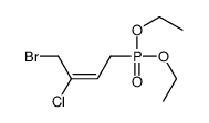 1-bromo-2-chloro-4-diethoxyphosphorylbut-2-ene结构式