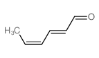 2,4-己二烯醛	(异构体混合物)结构式