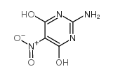 2-氨基-4,6-二羟基-5-硝基嘧啶结构式