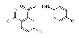 4-chloroaniline,4-chloro-2-nitrobenzoic acid结构式