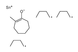 tributyl-(2-methylcyclohepten-1-yl)oxystannane结构式
