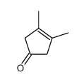 3,4-dimethylcyclopent-3-en-1-one Structure