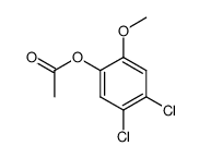 4,5-Dichloroguaiacol acetate Structure