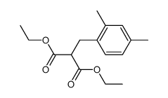 (2,4-dimethyl-benzyl)-malonic acid diethyl ester Structure