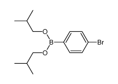 (i-C4H9O)2B(C6H4-4-Br)结构式