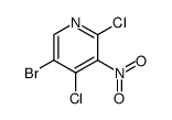 5-溴-2,4-二氯-3-硝基吡啶结构式