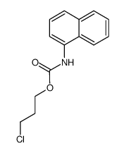 [1]naphthyl-carbamic acid-(3-chloro-propyl ester) Structure