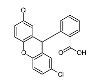 2-(2,7-dichloro-9H-xanthen-9-yl)benzoic acid Structure