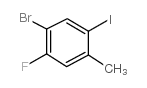 4-bromo-5-fluoro-2-iodotoluene Structure