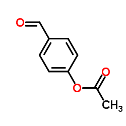 4-乙酰氧基苯甲醛结构式