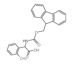 Fmoc-dl-(2-甲基苯基)甘氨酸结构式