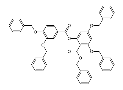 benzyl 2,4-bis(benzyloxy)-6-((3,4-bis(benzyloxy)benzoyl)oxy)benzoate Structure
