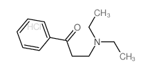 3-diethylamino-1-phenyl-propan-1-one结构式