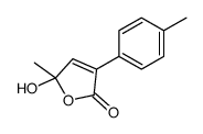 5-hydroxy-5-methyl-3-(4-methylphenyl)furan-2-one结构式