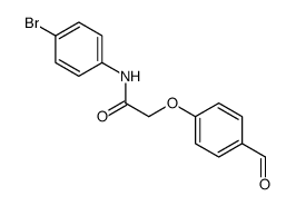 N-(4-bromophenyl)-2-(4-formylphenoxy)acetamide结构式