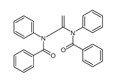 N-[1-(N-benzoylanilino)ethenyl]-N-phenylbenzamide Structure