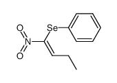 ((Z)-1-Nitro-but-1-enylselanyl)-benzene结构式