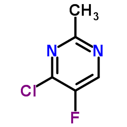 4-Chloro-5-fluoro-2-methylpyrimidine structure