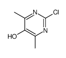 2-chloro-4,6-dimethylpyrimidin-5-ol Structure
