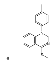 4-(methylthio)-1-(p-tolyl)-1,2-dihydroquinazoline hydroiodide结构式