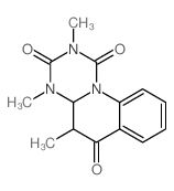 1H-[1,3,5]Triazino[1,2-a]quinoline-1,3,6(2H,4H)-trione, 4a,5-dihydro-2,4,5-trimethyl-, cis- picture