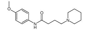 N-(4-methoxyphenyl)-4-piperidin-1-ylbutanamide Structure