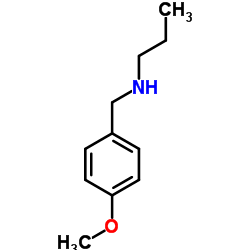 N-(4-Methoxybenzyl)-1-propanamine结构式