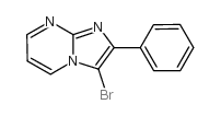 3-溴-2-苯基-咪唑并[1,2-a]嘧啶结构式
